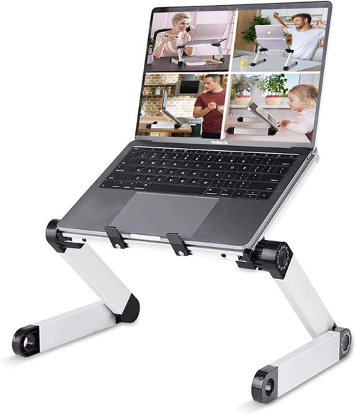 Adjustable Laptop Stand Table for Office, Portable Lap Desk Stand Compatible Notebook Tablets MacBook