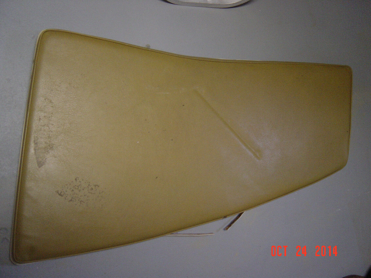 BOARD COVERED BURNT ORANGE VINYL