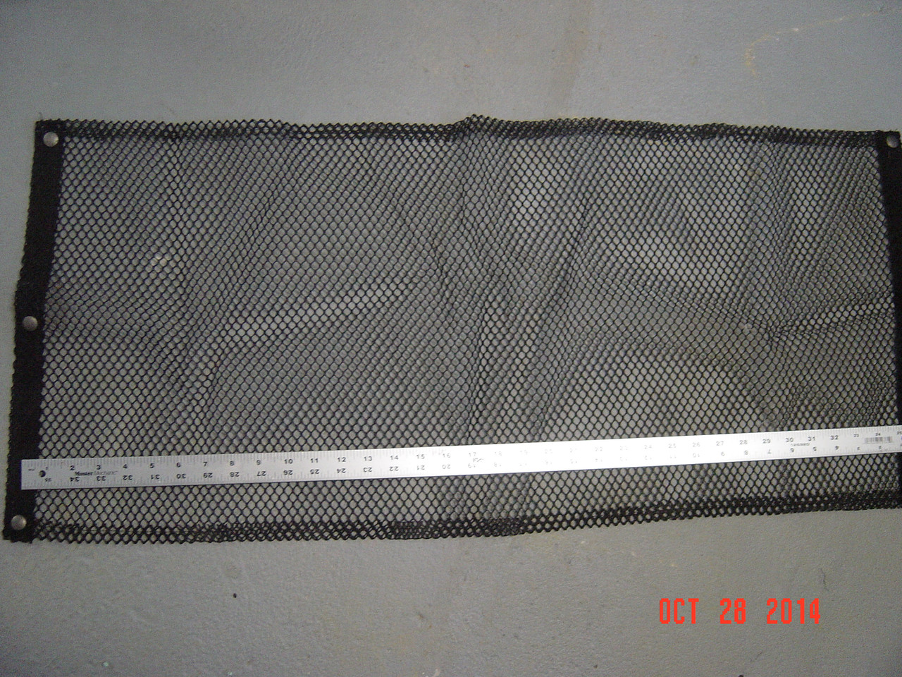 COMPARTMENT COVER BLK MESH