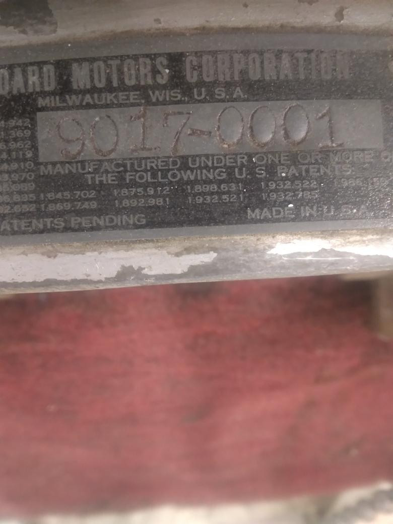 1936 16.2 ES SPORT FOUR EVINRUDE