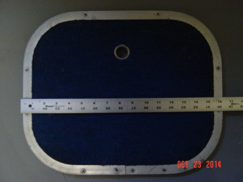 BLUE CARPET COVERED BOARD