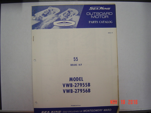 WARDS SEAKING 55 HP 1968 PARTS MANUAL