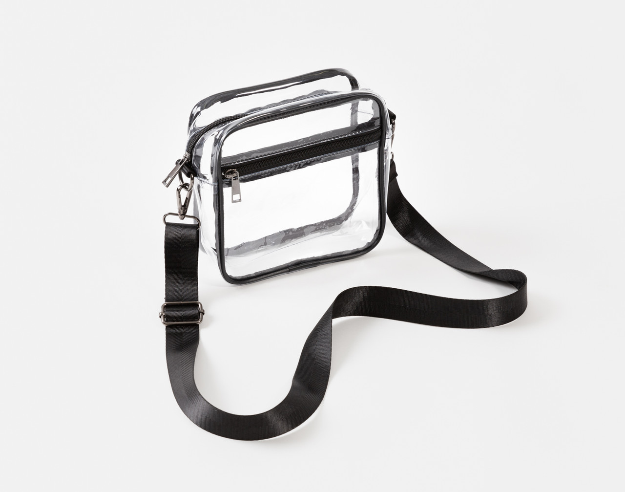 Front view of our Small Concert Bag sitting on a solid white background.