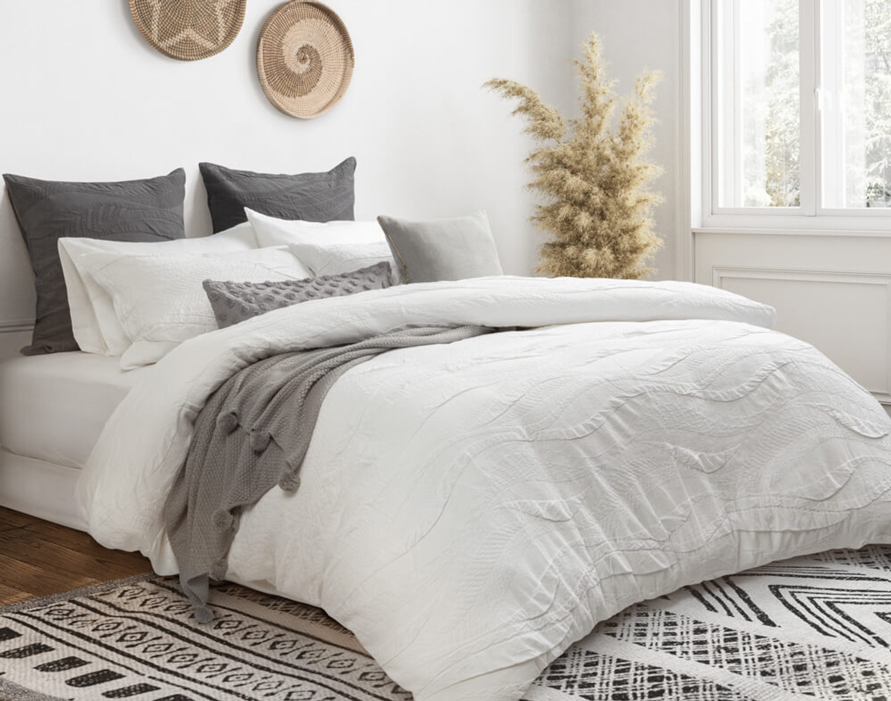 Angled view of Anira Bedding Collection 