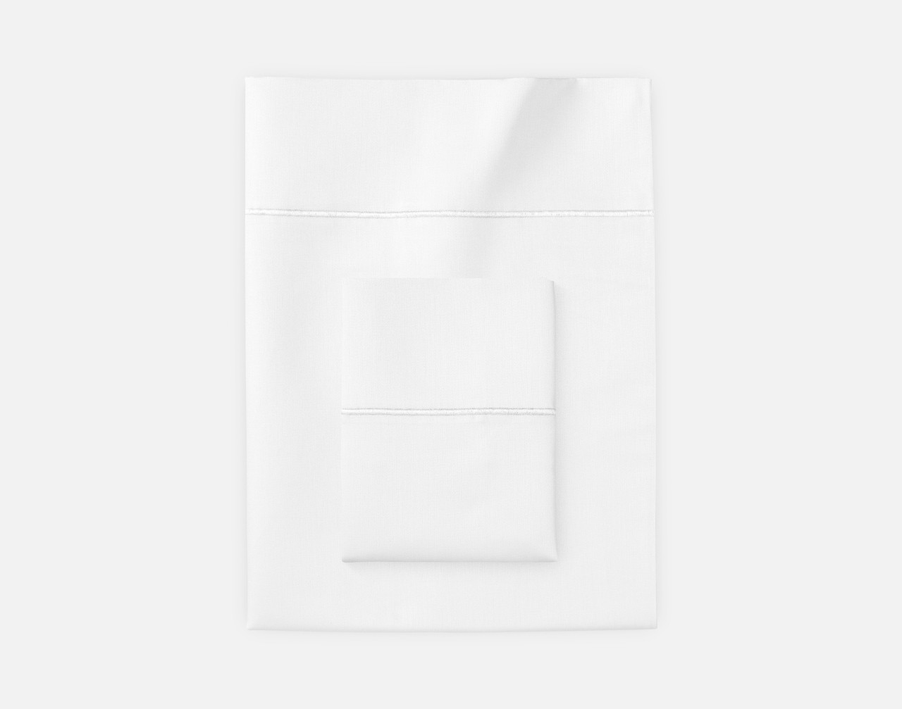 Egyptian Cotton Sheet Set White Tie QE Home