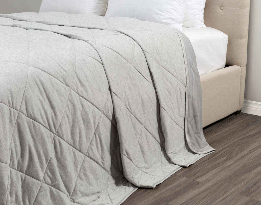 Cool Touch Blanket Light Grey QE Home
