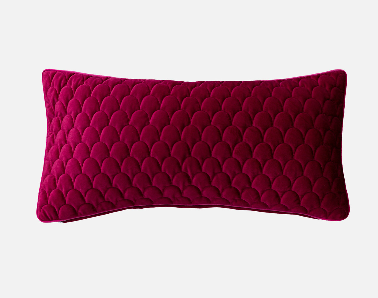 Front view of our Mambo Boudoir Pillow Cover sitting against a solid white background.