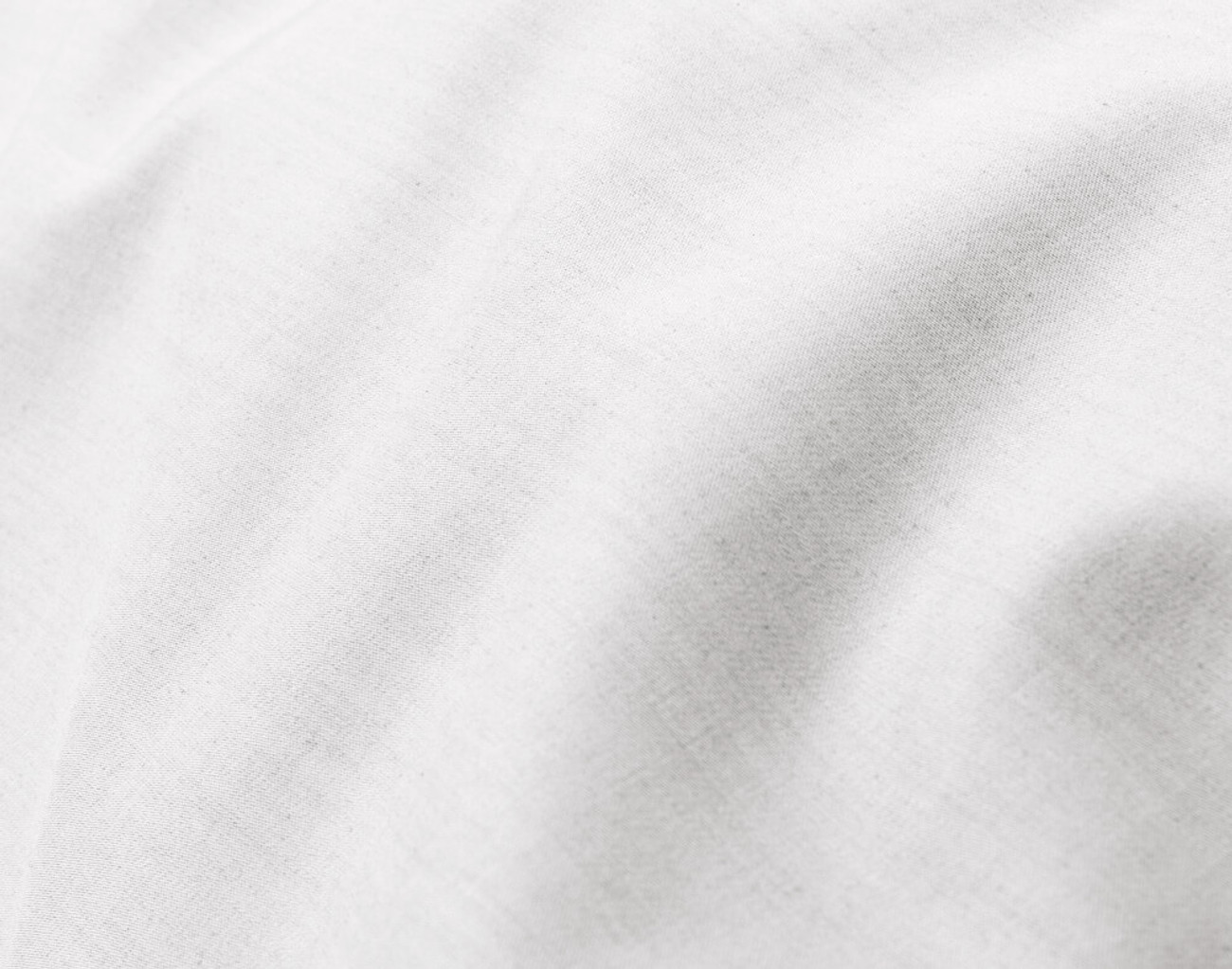 Bamboo Cotton Duvet Cover in White | QE Home