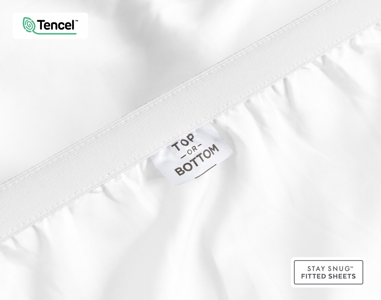 BeechBliss TENCEL™ Modal Fitted Sheet - White