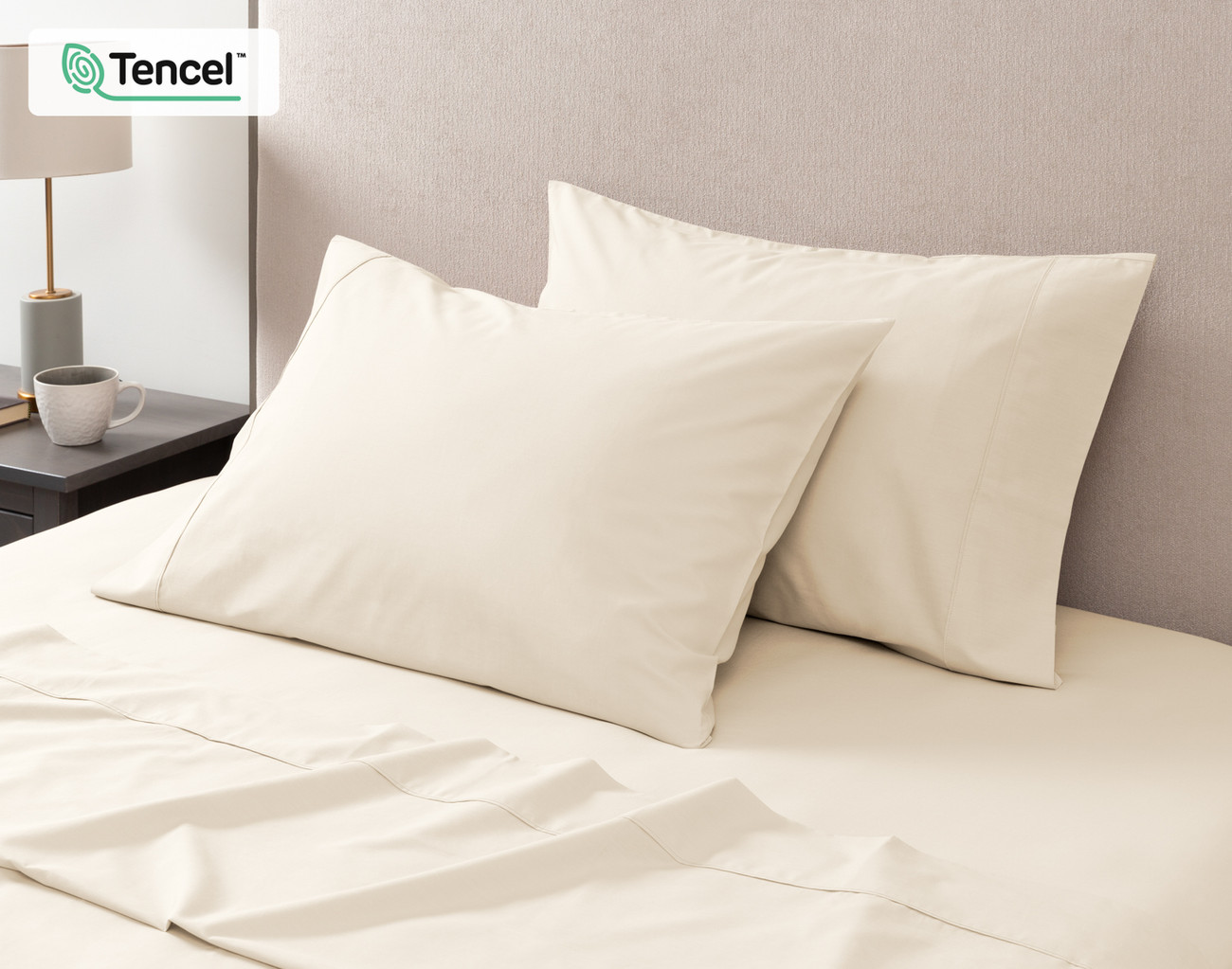 Cotton Caress Sheet Set - Ivory