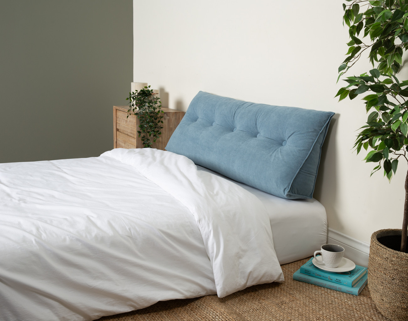 Diy Pillow Cover For Wedge Pillow Horizontal Wedge Pillow Blue QE Home