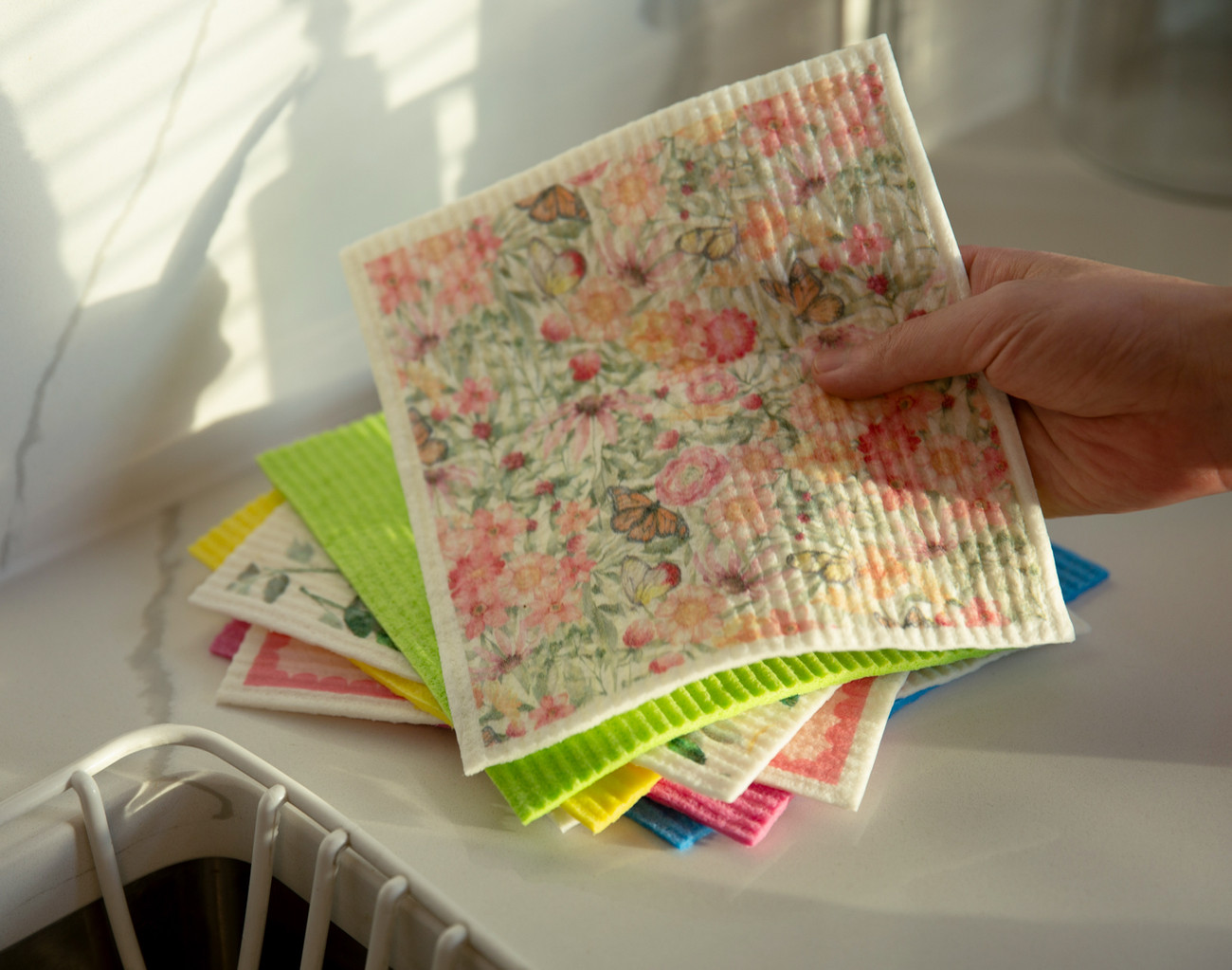 Swedish Dishcloths Tea Tins (Set of 2) QE Home