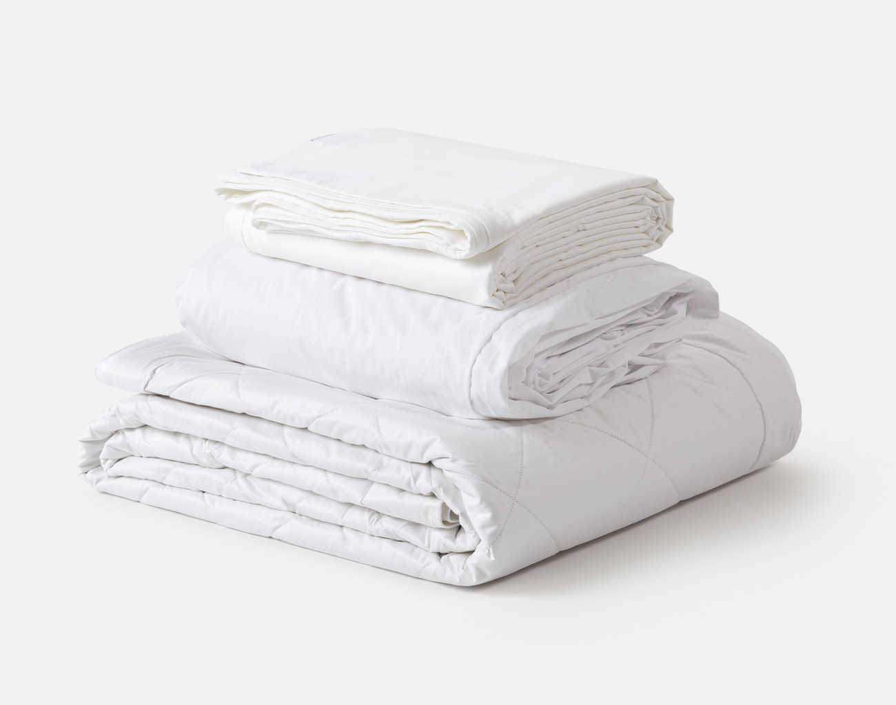 3-Piece Fresh Start Bedding Bundle - White