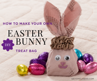 ​How To Make Your Own DIY Easter Bunny Treat Bag