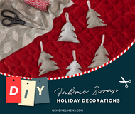 DIY Fabric Scrap Holiday Decorations