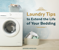 Laundry Tips to Extend the Life of Your Bedding