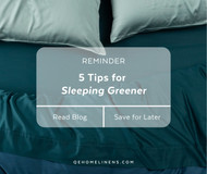 5 Tips for Sleeping Greener