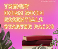 Trendy Dorm Room Essentials Starter Packs