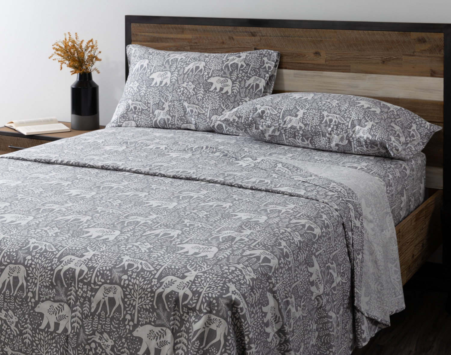 Ensemble De Draps Jumeaux En Flanelle - Motif Scotty Dog - Neuf Sous Emballage