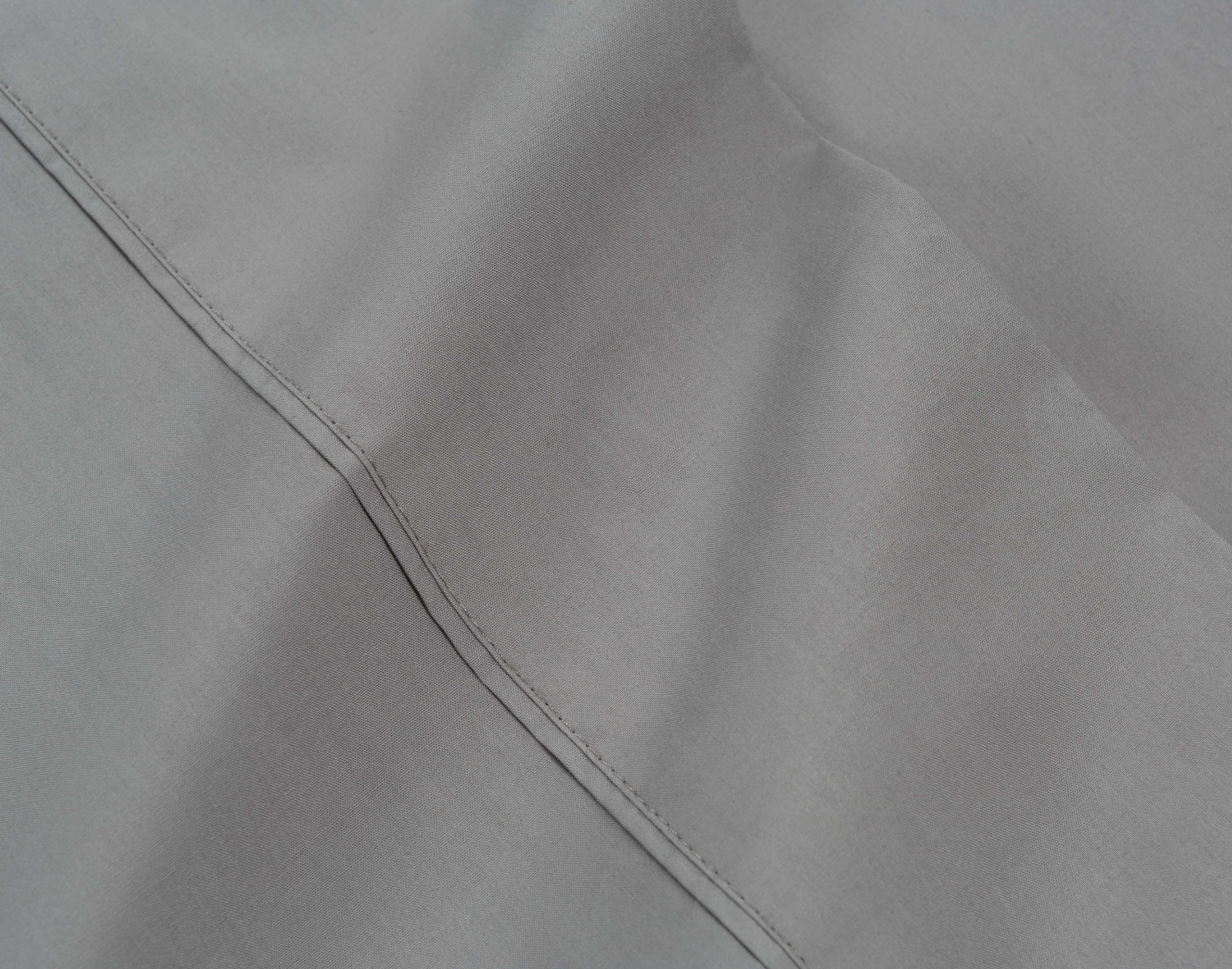 Cotton Percale Sheet Set - Grey | QE Home