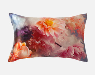 Our Mulberry Silk Pillowcase in Georgia sitting against a solid white background.