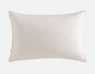 The reverse side of our Marcona Pillow Sham on a white background.