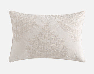Our Marcona Pillow Sham on a white background.