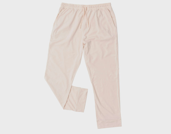 Pantalon confort en jersey modal, rose ballet 