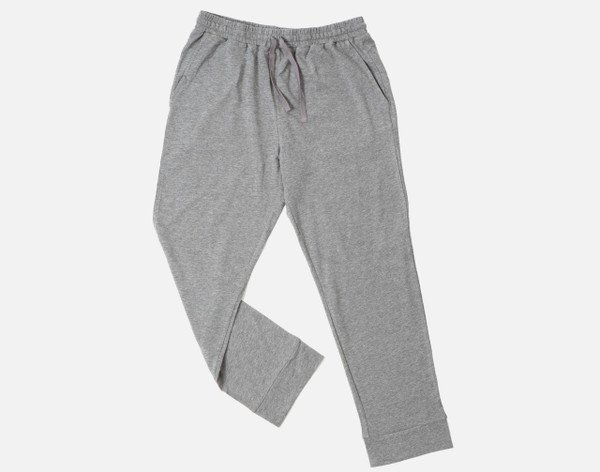 Pantalon confort en jersey modal, gris chiné 