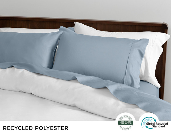 Recycled Microfiber Solid Sheet Set 