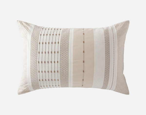 The front side of our Adrift Pillow Sham on a white background.