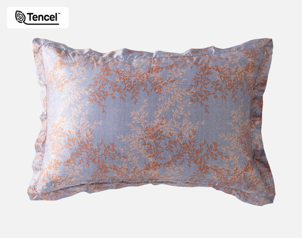 The reverse side of our Wynwood Pillow Sham against a white background.