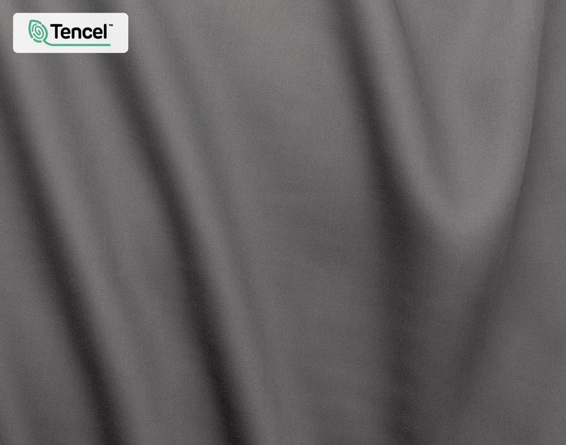 BeechBliss TENCEL™ Modal Duvet Cover Detail in Pewter grey