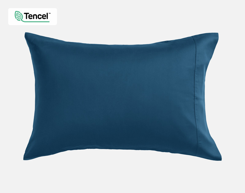 Single view of a BeechBliss TENCEL™ Modal Pillowcase sitting on a white background.