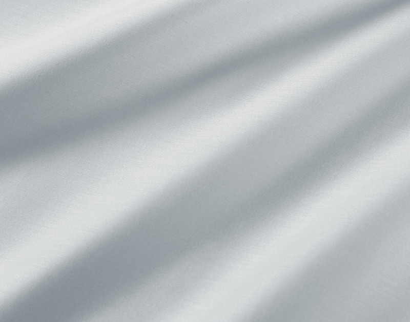 Silky fabric on our Skylight Egyptian Cotton Sheet Set scrunched to show its soft folds.