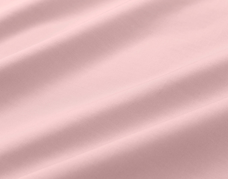 Close-up on the comfortable cotton fabric on our Cotton Percale Sheet Set in Lilac.