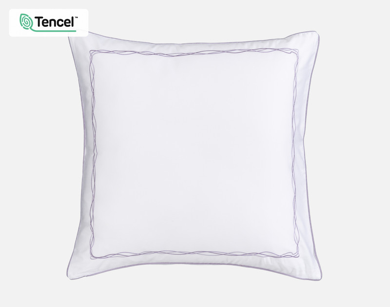 Front view of our Bloomfield Euro Sham against a solid white background.