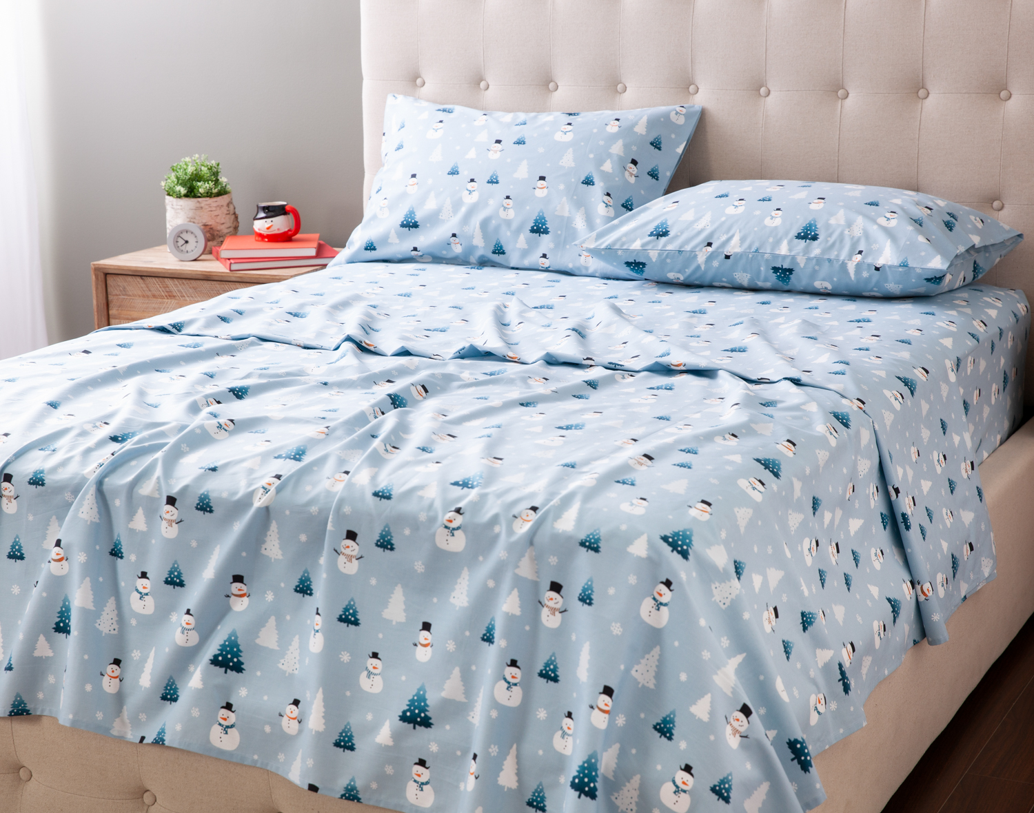 Holiday Cotton Percale Sheet Set
