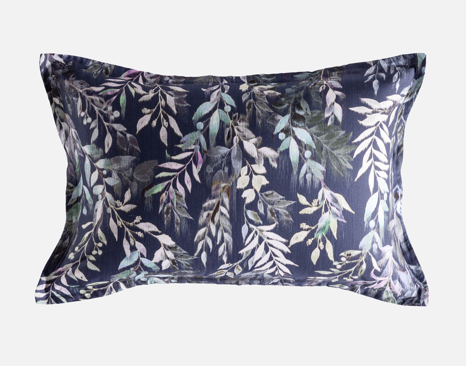 Kona Bay Pillow Sham, Botanical, Blue,