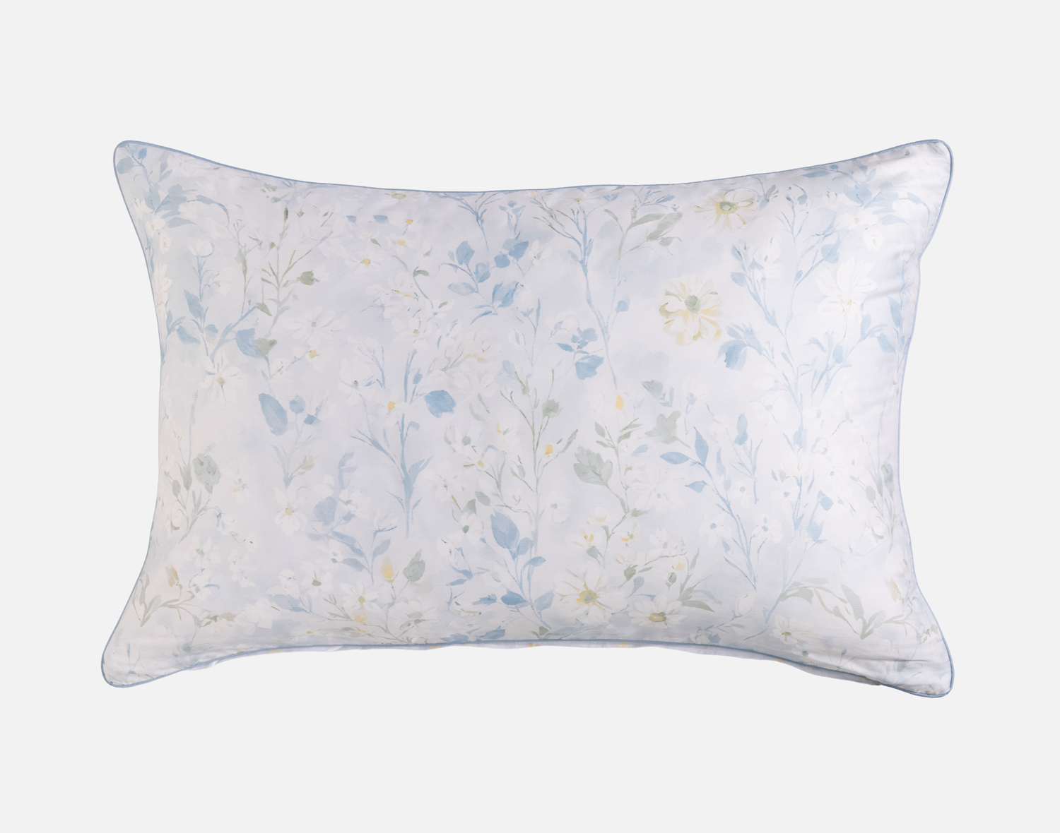 Josephine Pillow Sham, Floral, Blue,