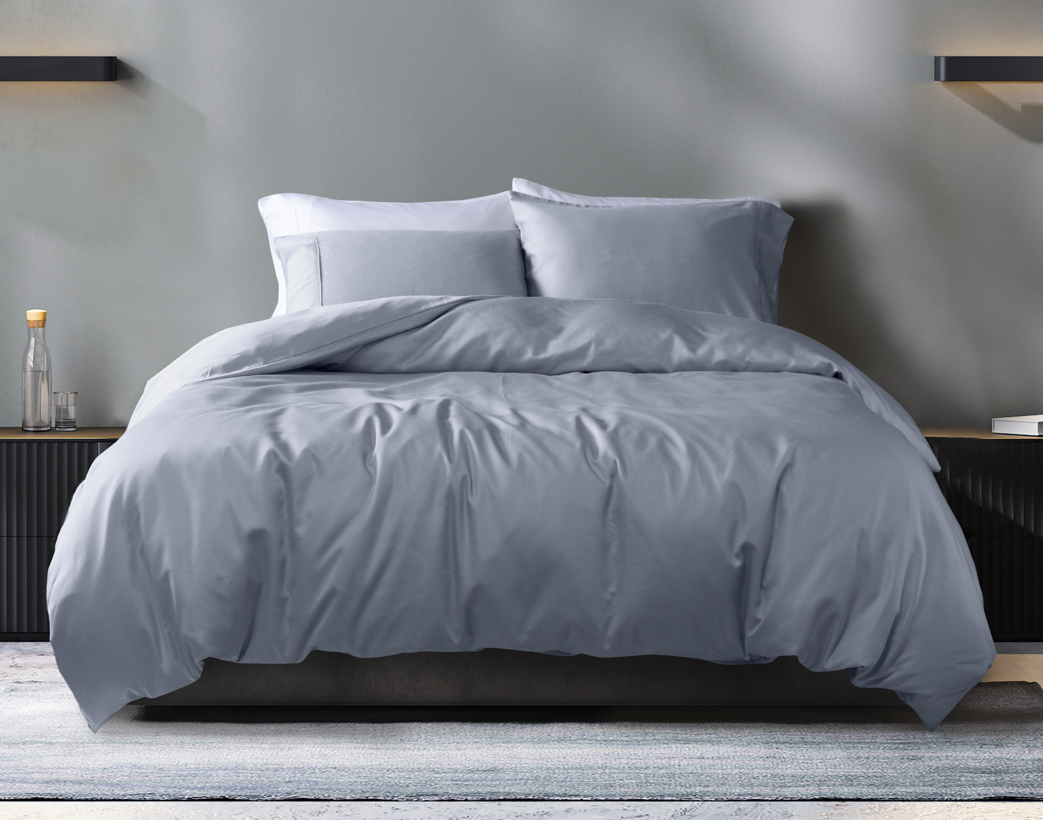 500TC Eucalyptus Luxe TENCEL Lyocell Sheet Set Duvet Cover