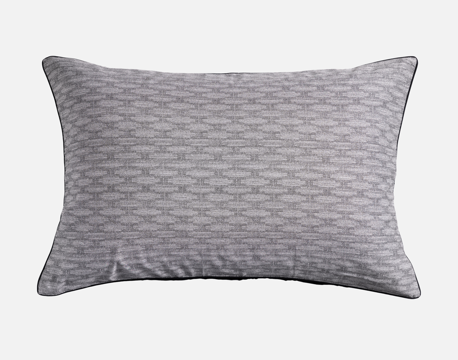 Metric Pillow Sham, Geometric, Grey,