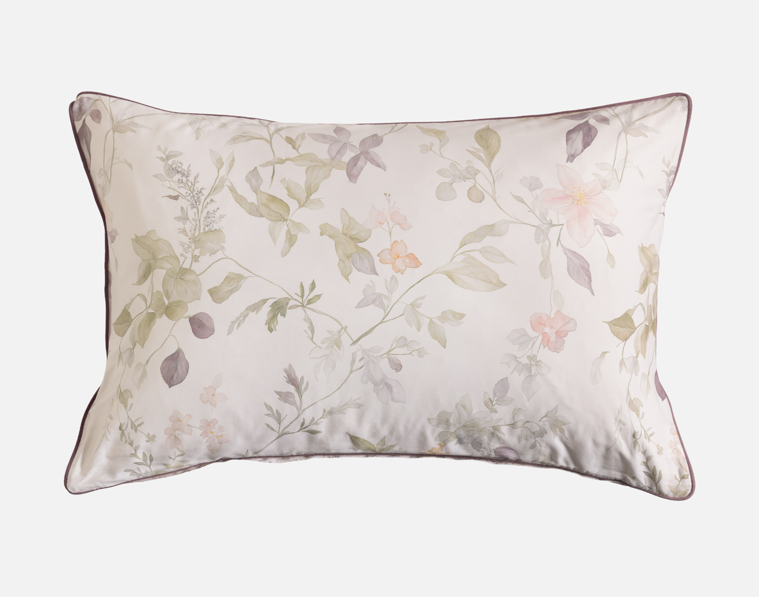 Elodie Pillow Sham, Floral, Purple,
