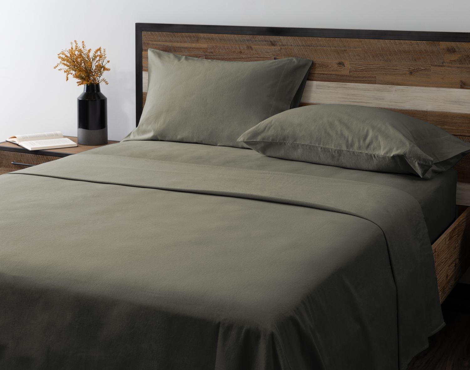 Organic Cotton Flannel Sheet Set