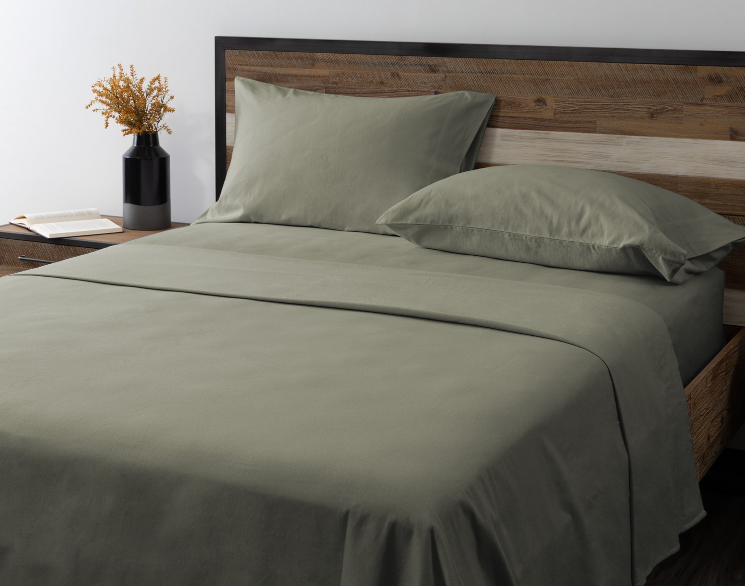Organic Cotton Flannel Sheet Set