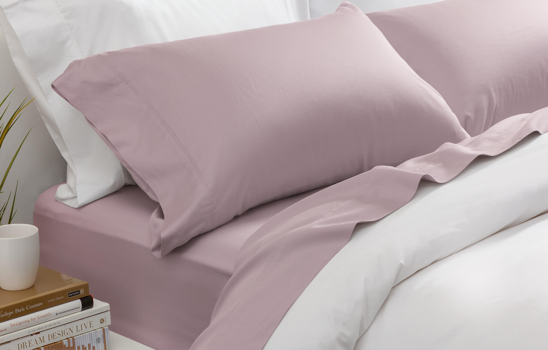 Bamboo Cotton Sheet Set in Orchid