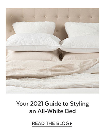 Your 2021 Guide to Styling an All-White Bed