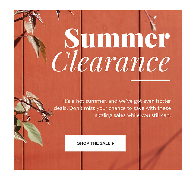 Summer Clearance