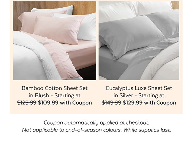 Stock Up on Bestselling sheets