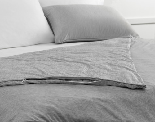Cool Touch Weighted Blanket Cover, Grey